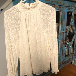 Sheer Lacey beautiful off white